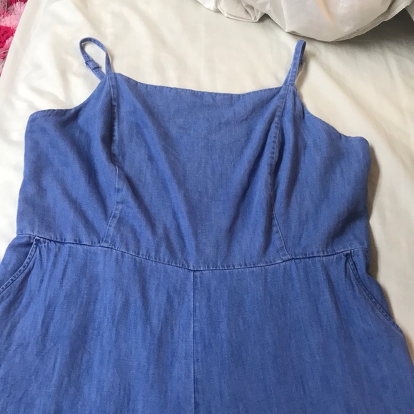 old navy chambray jumpsuit